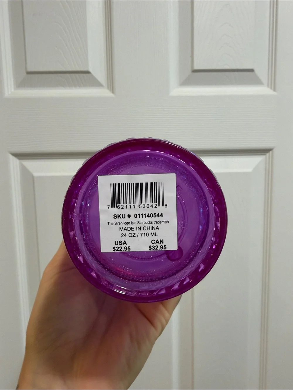 Starbucks Iridescent Purple Tumbler